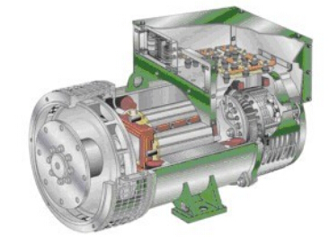 贵德发电机内部结构图 贵德发电机内部结构图